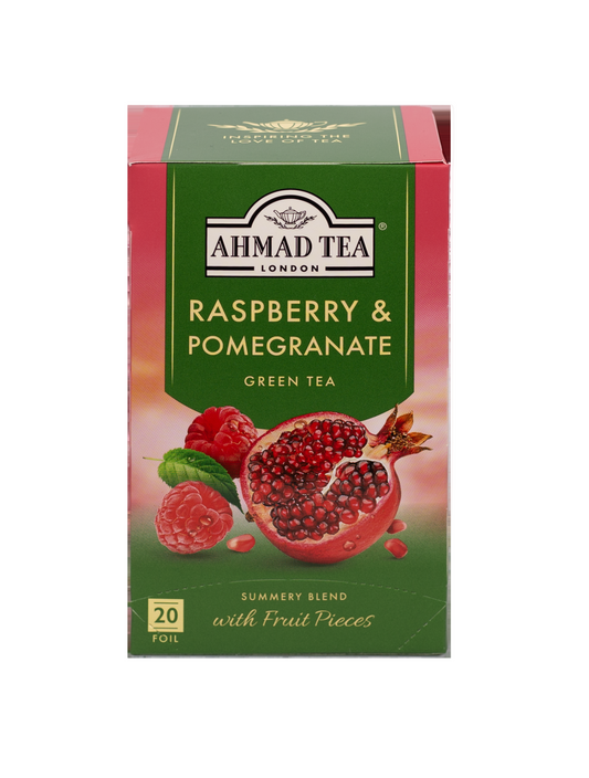 Raspberry & Pomegranate Green Tea - 20 Foil