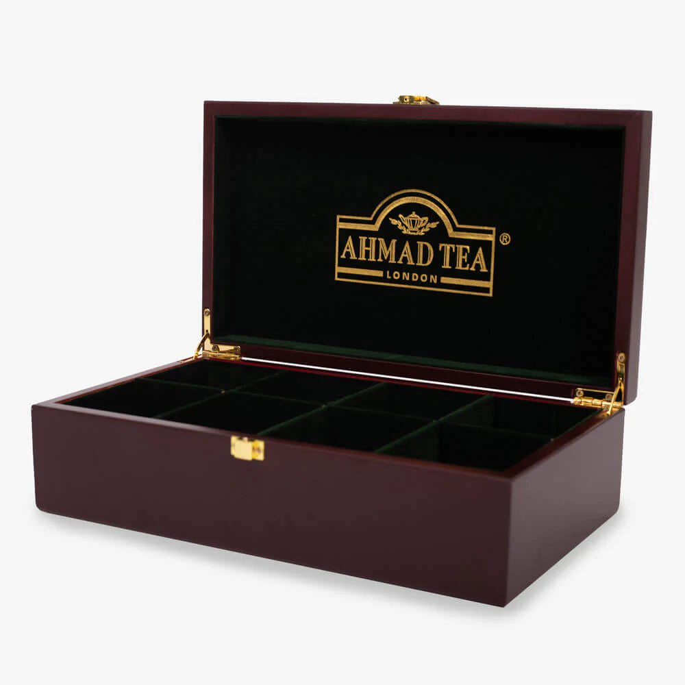 Tea Keeper Wooden Compartment Box - 80 Foil