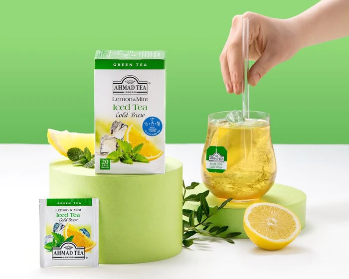 Lemon & Mint Cold Brew Iced Green Tea - 20 Foil