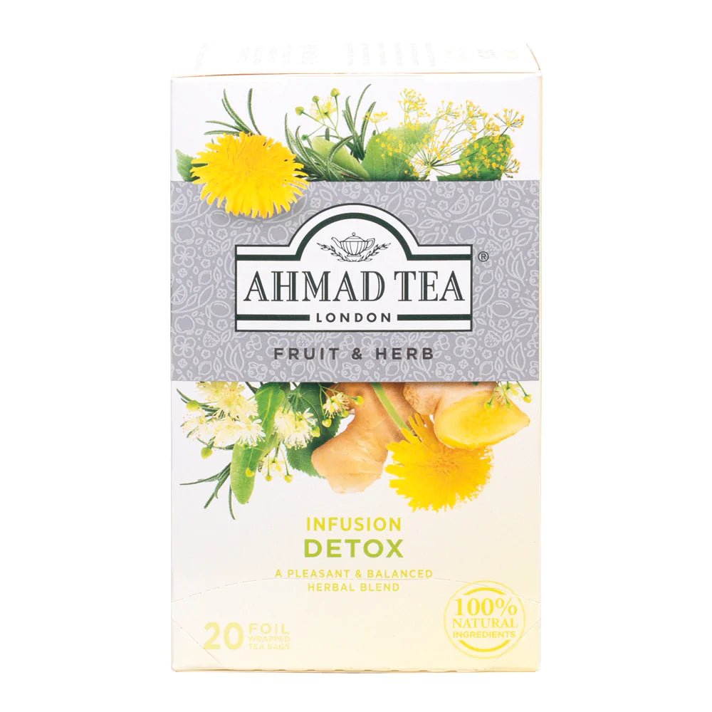 Ahmad Tea's Detox Herbal Tea Bags - 20 count