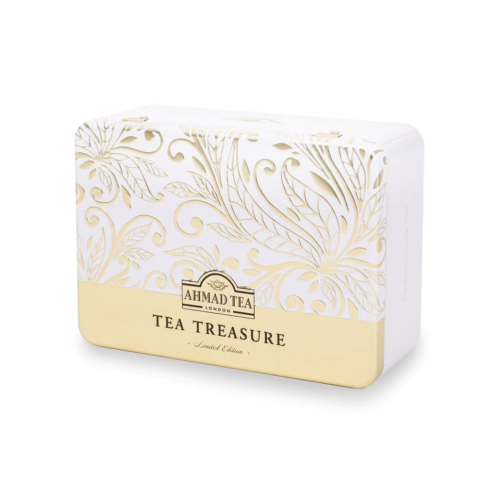 Tea Treasure Caddy with 6 Black & Green Teas - 60 Teabags