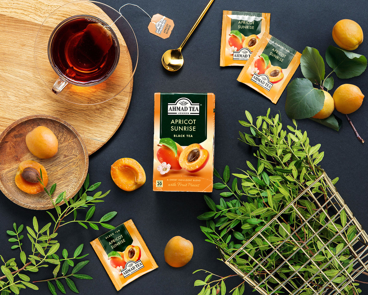 Apricot Kernel Tea Apricot Sunrise Fruit Black Tea - 20 Foil – AHMAD TEA