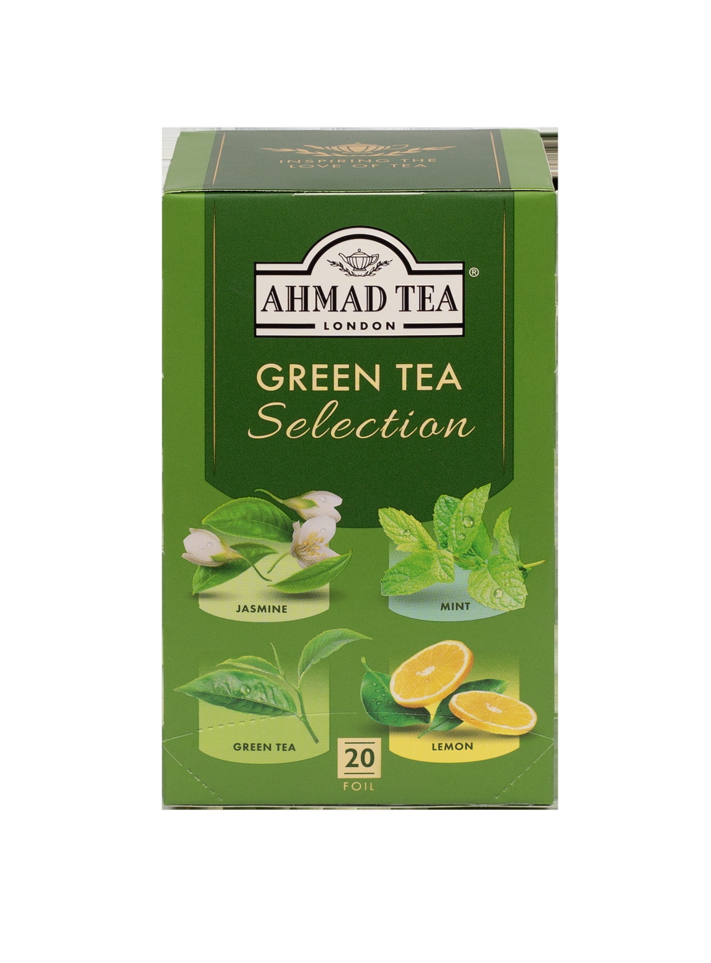 Green Tea Selection of 4 Green Teas - 20 Foil