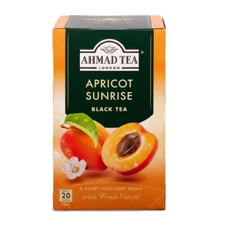 Apricot Sunrise Fruit Black Tea - 20 Foil – AHMAD TEA