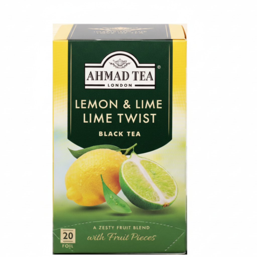 Lemon & Lime Twist Fruit Black Tea - 20 Foil – AHMAD TEA