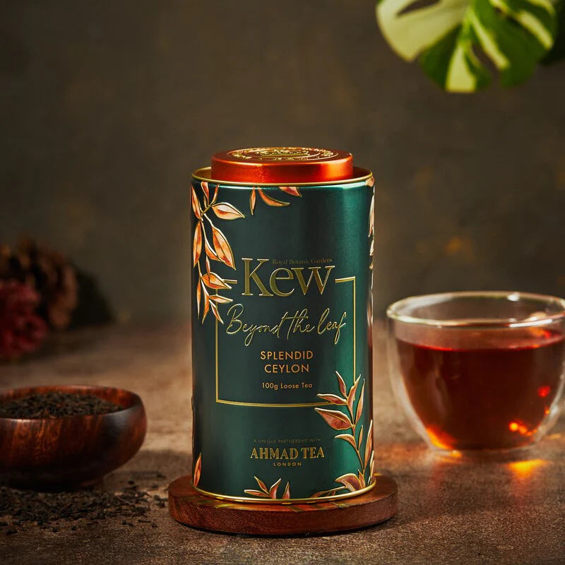 Splendid Ceylon Tea - 100g Loose Leaf Caddy from Kew Gardens Beyond the Leaf Collection