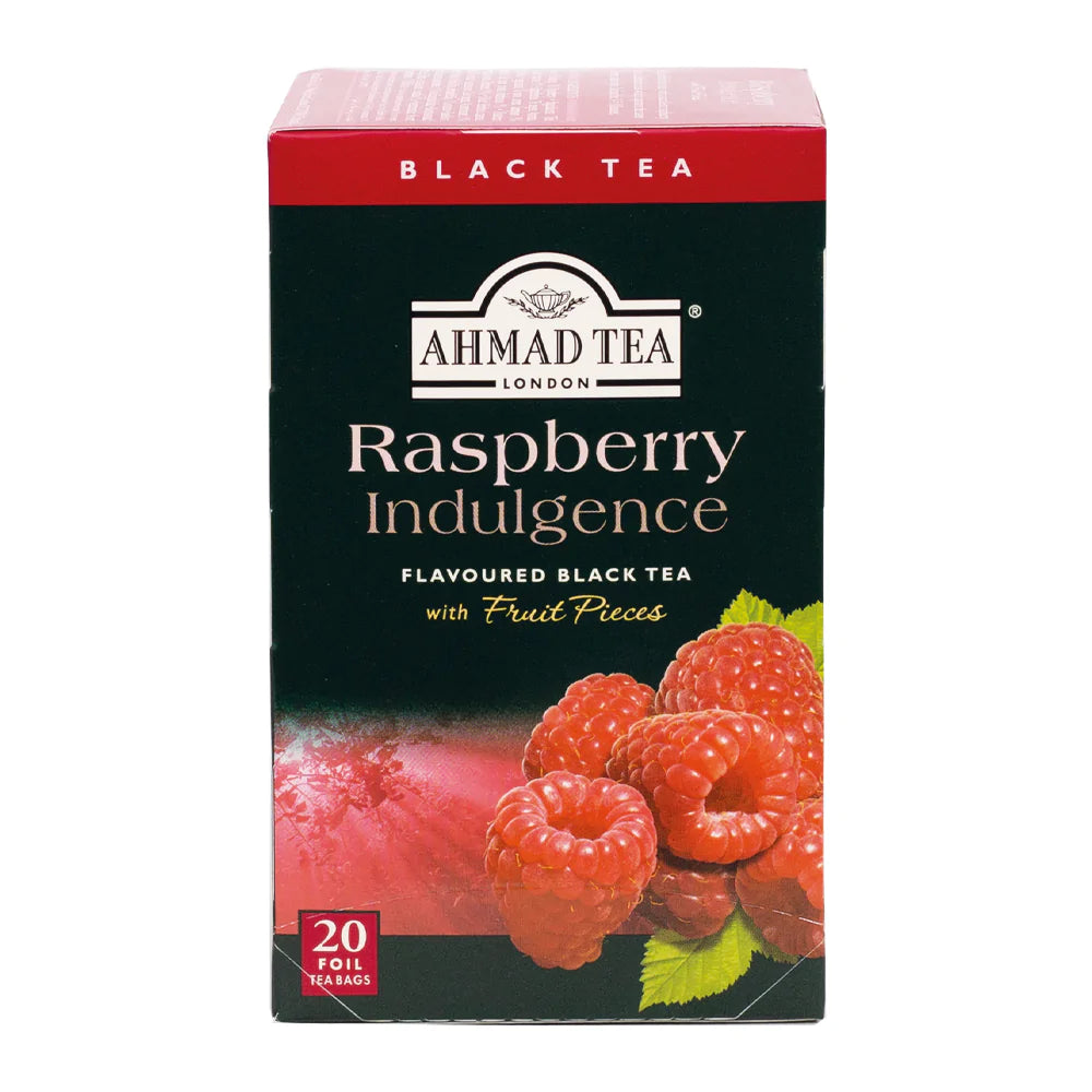 Raspberry Indulgence Fruit Black Tea - 20 Foil – AHMAD TEA