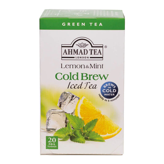 Lemon & Mint Cold Brew Iced Green Tea - 20 Foil