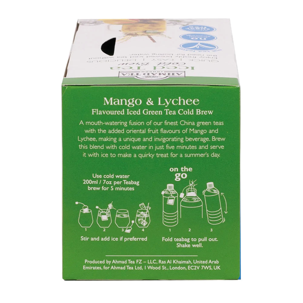Mango & Lychee Cold Brew Iced Green Tea - 20 Foil