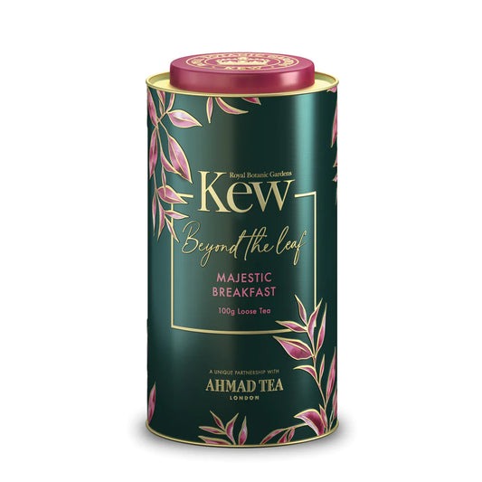 Majestic Breakfast Tea - 100g Loose Leaf Caddy from Kew Gardens Beyond the Leaf Collection