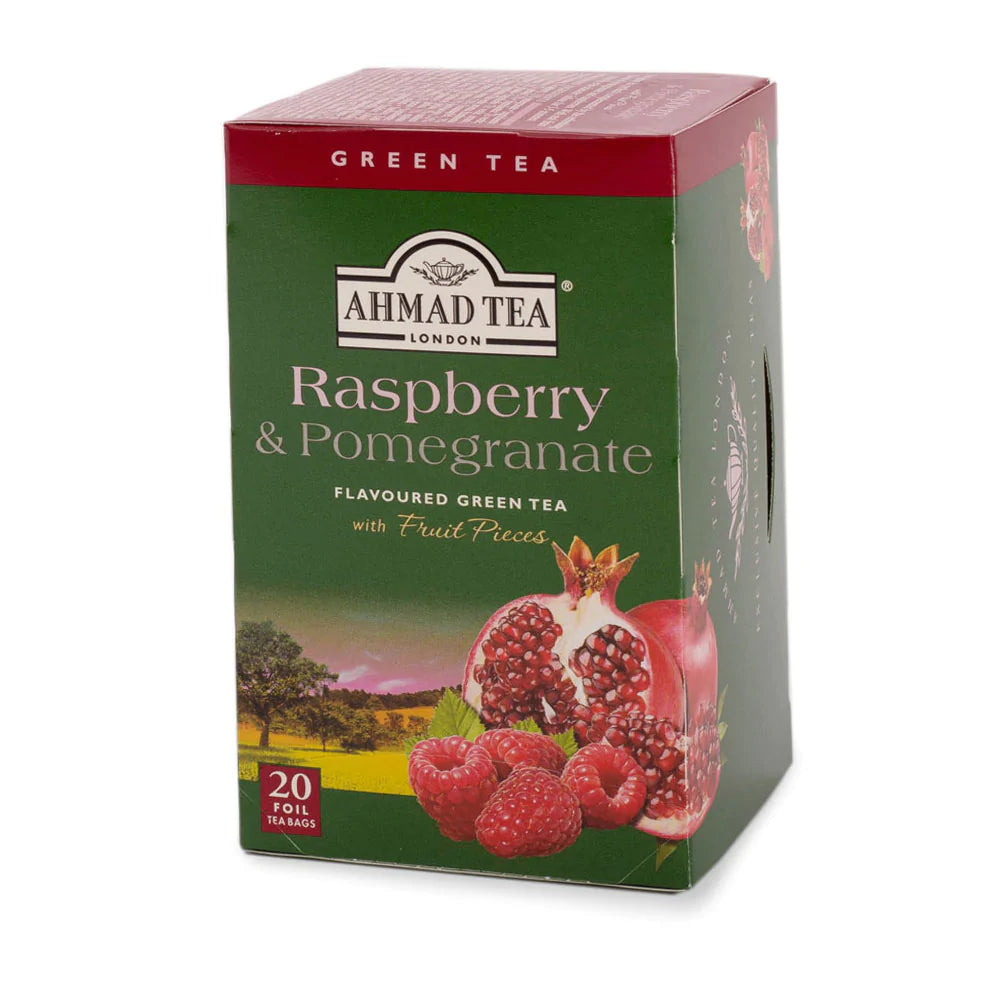 Raspberry & Pomegranate Green Tea - 20 Foil