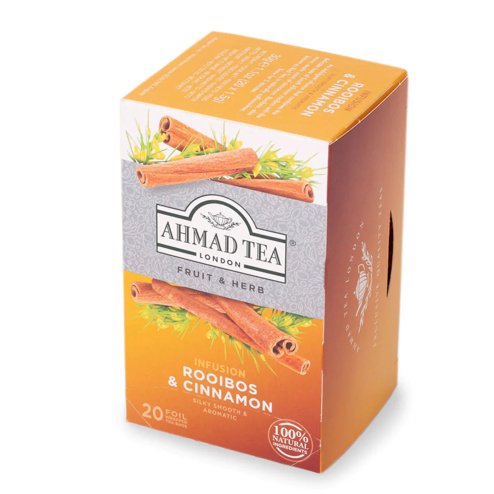 Rooibos & Cinnamon Infusion - 20 Foil – AHMAD TEA