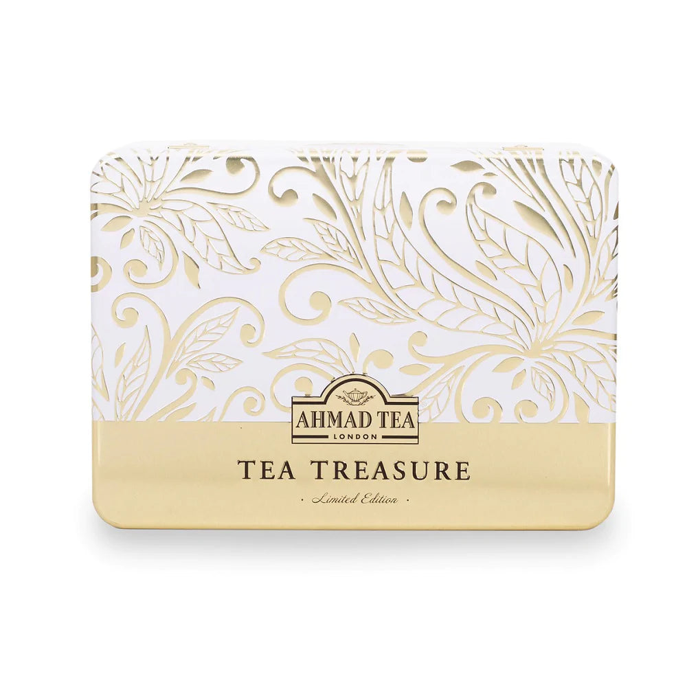 Tea Treasure Caddy with 6 Black & Green Teas - 60 Teabags